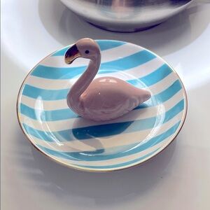 Pink Flamingo Trinket Dish